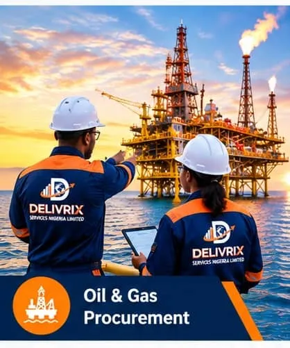 Oil and Gas procurement: Delivrix team at an offshore platform
